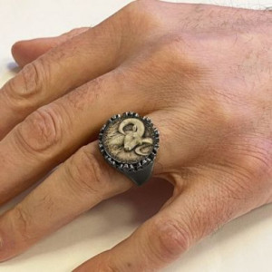  Retro ram ring Yiwu Hecheng Jewelry Strength Supplier R1366 -  