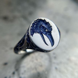  Eagle head ring Yiwu Hecheng Jewelry Strength Supplier R558 -  