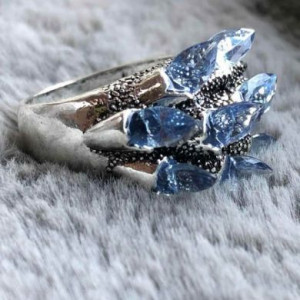  Inlaid zircon ring Yiwu Hecheng Jewelry Strength Supplier R1260 -  
