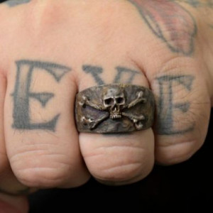  Skull personality boy ring Yiwu Hecheng Jewelry Strength Supplier R1263 -  