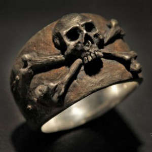  Skull personality boy ring Yiwu Hecheng Jewelry Strength Supplier R1263 -  