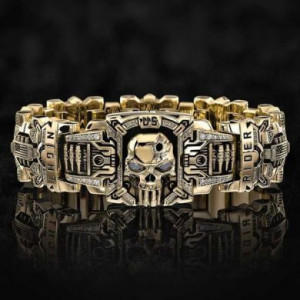  Skull Bullet Shaped Ring Yiwu Hecheng Jewelry Strength Supplier R1197 -  