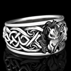  Viking fox celtic ring Yiwu Hecheng Jewelry Strength Supplier R962 -  