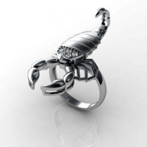  Scorpion embossed men's ring Yiwu Hecheng Jewelry Strength Supplier R889 -  