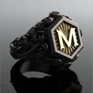  M personality engraved pattern ring Yiwu Hecheng Jewelry Strength Supplier R868 -  
