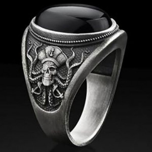  Hecheng inlaid gemstone ring Yiwu Hecheng Jewelry Strength Supplier R1272 -  