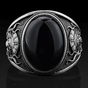  Hecheng inlaid gemstone ring Yiwu Hecheng Jewelry Strength Supplier R1272 -  