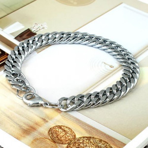 , , Pure Stainless Steel Bracelet - ,
