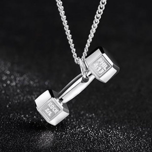  , Dumbbell necklace -  ,