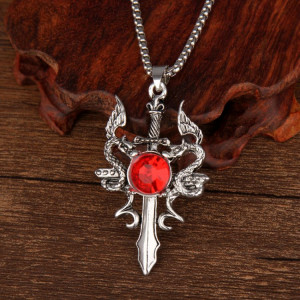  , Stainless steel dragon necklace -  ,