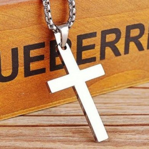  Single Cross Necklace Yiwu Panci E-commerce Firm N049/SI -  