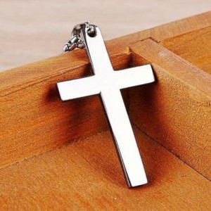  Single Cross Necklace Yiwu Panci E-commerce Firm N049/SI -  