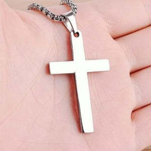  Single Cross Necklace Yiwu Panci E-commerce Firm N049/SI -  