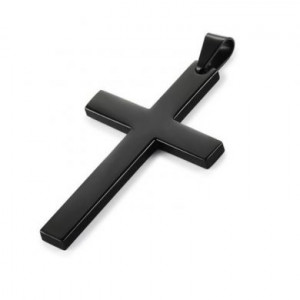  Single Cross Necklace Yiwu Panci E-commerce Firm N049/BK -  
