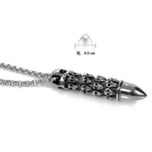  Bullet skull pendant Yiwu Panci E-commerce Firm N021/SI -  
