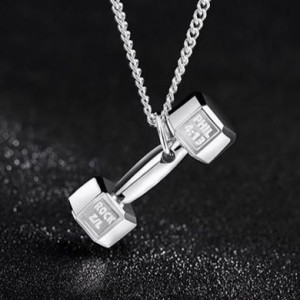  Dumbbell necklace Yiwu Panci E-commerce Firm wjk68/SI -  