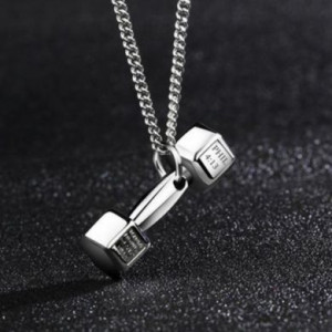  Dumbbell necklace Yiwu Panci E-commerce Firm wjk68/SI -  