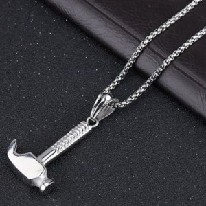  Hammer titanium steel men's pendant Yiwu Panci E-commerce Firm N013 -  