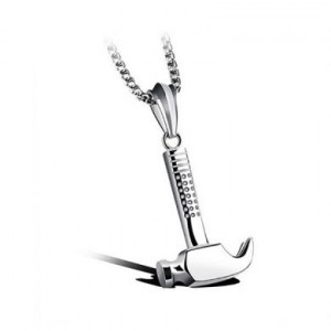  Hammer titanium steel men's pendant Yiwu Panci E-commerce Firm N013 -  