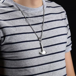  Hammer titanium steel men's pendant Yiwu Panci E-commerce Firm N013 -  