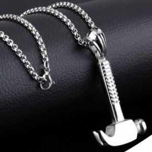  Hammer titanium steel men's pendant Yiwu Panci E-commerce Firm N013 -  