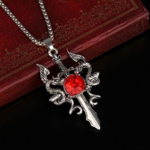  Stainless steel dragon necklace Yiwu Panci E-commerce Firm N049-1/RD -  