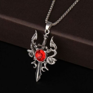  Stainless steel dragon necklace Yiwu Panci E-commerce Firm N049-1/RD -  