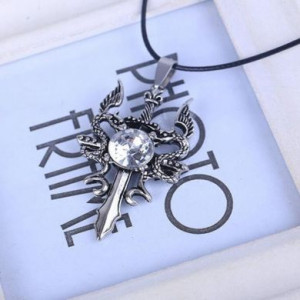  Stainless steel dragon necklace Yiwu Panci E-commerce Firm N049-1/WT -  