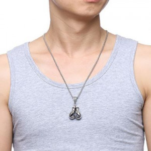  Gloves Men's Necklace Yiwu Panci E-commerce Firm N049-2/SI -  