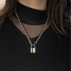  Lock necklace Yiwu Panci E-commerce Firm N090 -  