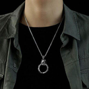  Titanium steel necklace Yiwu Panci E-commerce Firm N090-1 -  