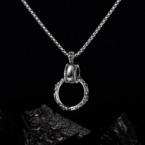  Titanium steel necklace Yiwu Panci E-commerce Firm N090-1 -  