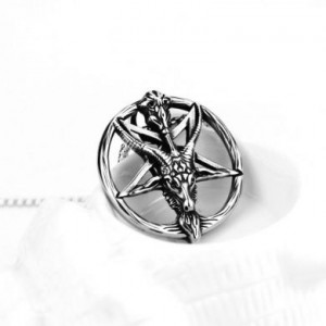  Retro goat round card six-pointed star pendant Yiwu Panci E-commerce Firm wjk135 -  
