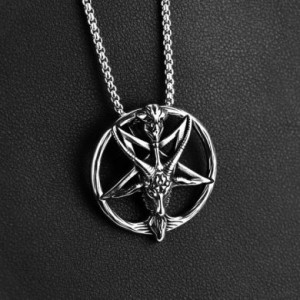  Retro goat round card six-pointed star pendant Yiwu Panci E-commerce Firm wjk135 -  