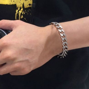  Titanium Steel Men's Bracelet Yiwu Panci E-commerce Firm S26/188 -  