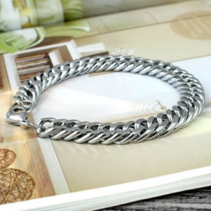  Titanium Steel Men's Bracelet Yiwu Panci E-commerce Firm S26/188 -  