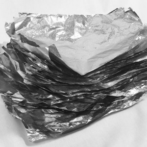 Набор листов серебряной рифленой фольги (250 шт) для разделения прядей Colortrak Embossed Foil Sheets 250ct - Изображение 1