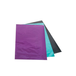 Набор листов цветной фольги (45 листов) для разделения прядей Colortrak Vivid Foil Sheets 45ct - Изображение