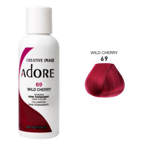 Краска для волос черничного цвета Adore Wild Cherry - Изображение