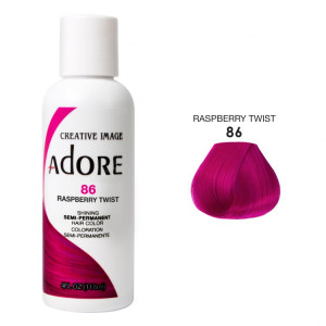 Красно розовая краска для волос Adore Raspberry Twist - Изображение