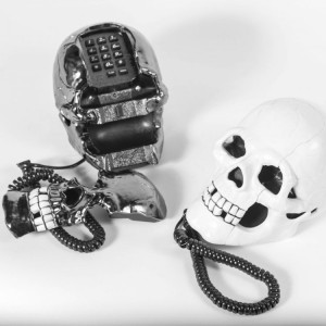 Телефон с черепом White Skull Phone - Изображение 1