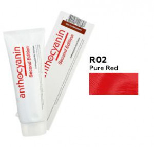 Краска для волос Антоцианин R02 - Pure Red - Anthocyanin 110g - Изображение