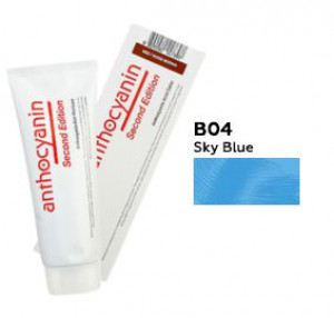 Краска для волос Антоцианин B04 - Sky Blue - Anthocyanin 110g - Изображение