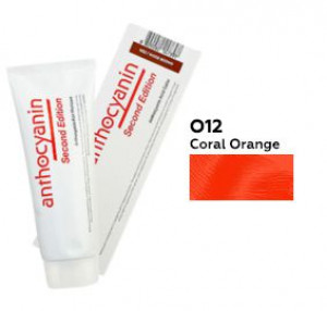 Краска для волос Антоцианин O12 - Coral Orange - Anthocyanin 110g - Изображение