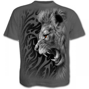 Футболка TRIBAL LION - T-Shirt Charcoal - Изображение