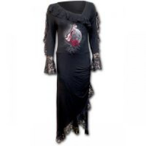Платье TEMPTRESS - Lace Drape Asymmetric Neck Gothic Dress Spiral Direct D064F129 - маленькая картинка
