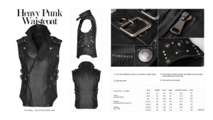 Жилет Heavy PUNK Waistcoat - Изображение 8