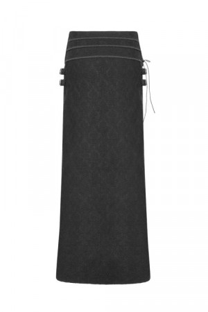 Юбка Gothic Retro Jacquard Skirt - Изображение 3