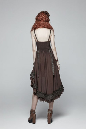 Платье Steampunk Pleated Dress - Изображение 6