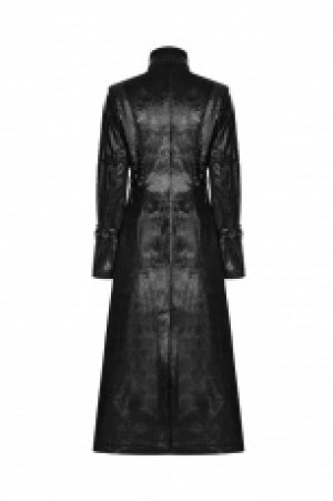 Дизайнерское пальто Darkness Middle Length Coat Punk Rave WY-896XCF/BK - маленькая картинка